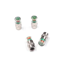 4PCS/Lot 2.4 Bar Car Auto Tire Pressure Alarm Monitor Valve Stem Caps Cover Sensor Indicator Alert Tyre Air gauge Warning Device