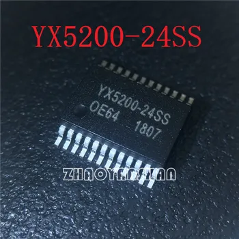 

100pcs X YX5200-24SS Serial mp3 spots feature MP3 programs can be linked to U disk TF card SD card chip YX520024SS IC