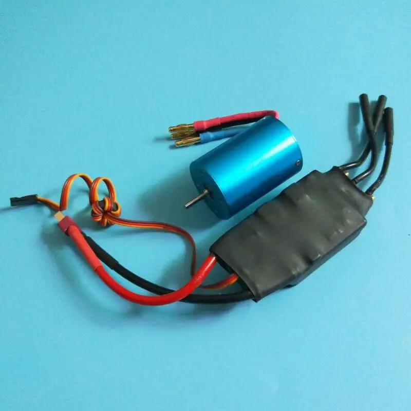 125A RC лодка ESC + 3650 бесщеточный лодочный мотор Набор двухстороннее водяное
