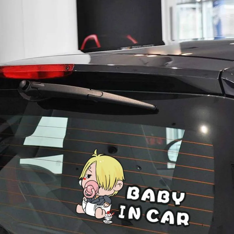 

One Piece Sangji Car Stickers Baby on Board/Baby In Car Warning Car Stickers Decals Car Accessories for Toyota Kia Jeep