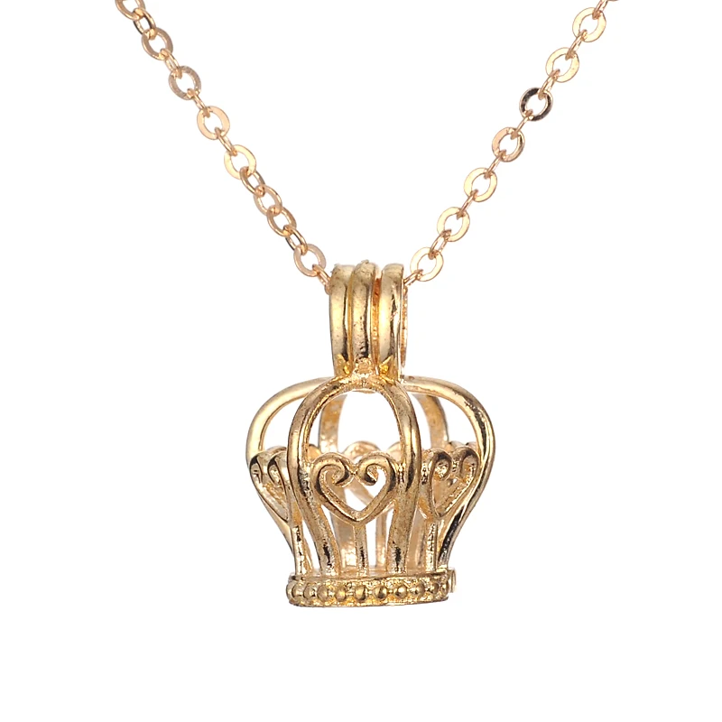 1 unid Free Shipping Box Oil Diffuser Aromatherapy Crown Jewelry Magic Sound Ball Pendant Bracelet Necklace | Украшения и