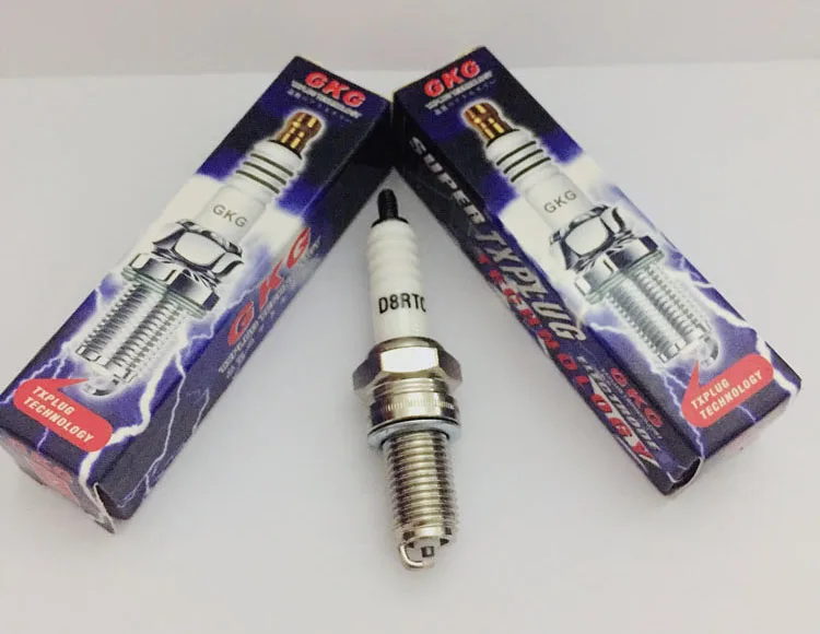 Горячий никель GKG Свеча зажигания D8RTC 4 шт для DR8EA DR8EB DR8EIX DR8EVX IX24 X24ESR U X27ESR RA6HC