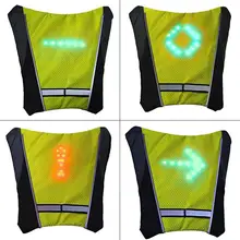 30 pieces of LED Signal lights Warning Light Safety Reflective Safety Vest Jacket Wireless Remote Control Outdoor Waterproof