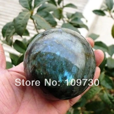 00732 2LB nature Labradorite crystal sphere ball reiki healing | Дом и сад