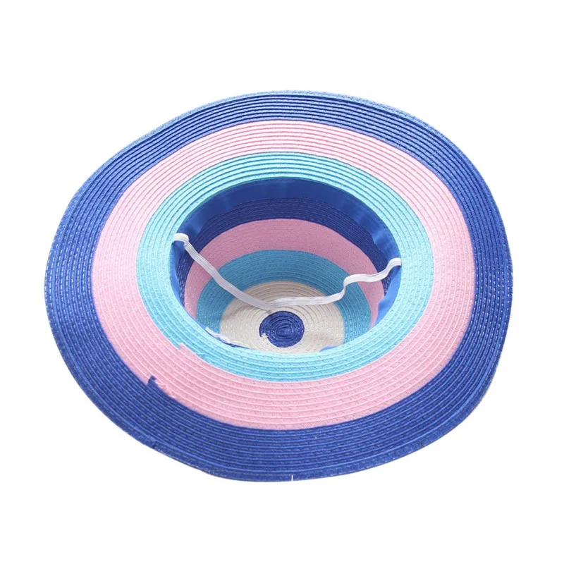 

2017 New Parenting Sun Hat Parent-child Shell Beach Hat Shell Wreath Fisherman's Hat Foldable Cute Striped with Sunflower