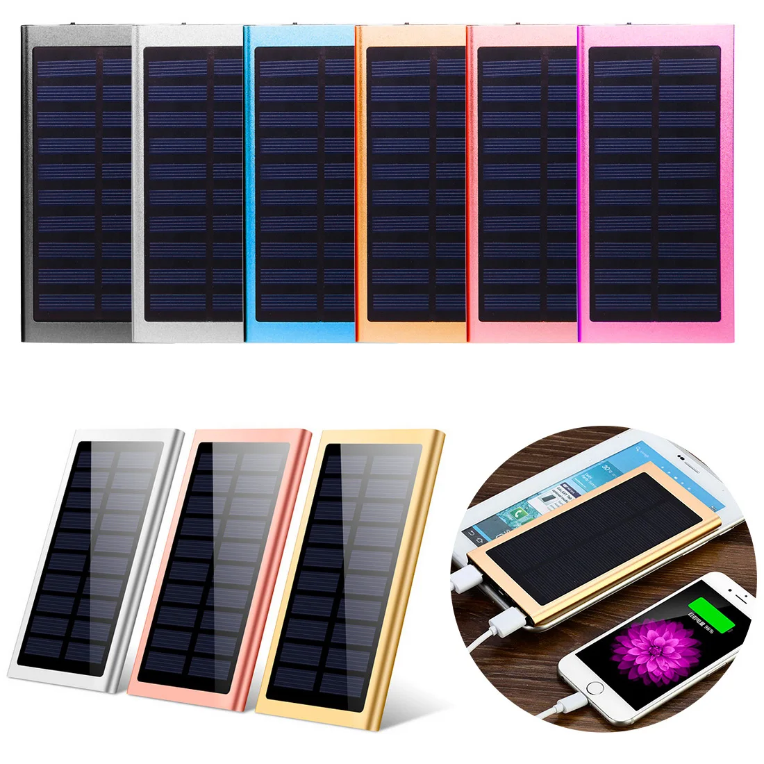 Ultra thin Solar Mobile Power Supply Kit DIY Solar Battery Charger