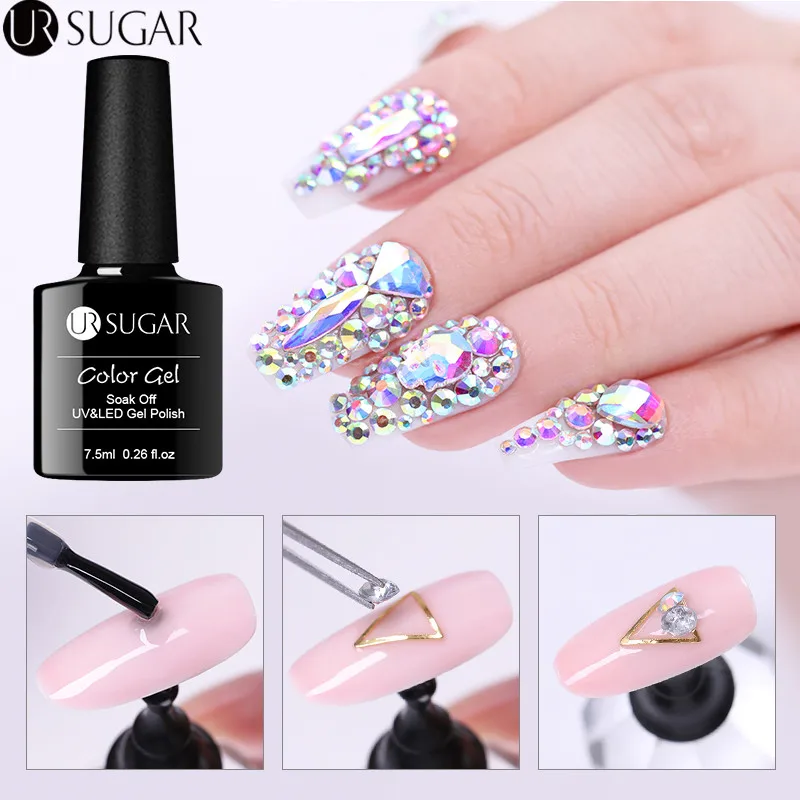 UR SUGAR 7.5ml Clear Nail Decoration Adhesive Glue Fast dry for UV/LED