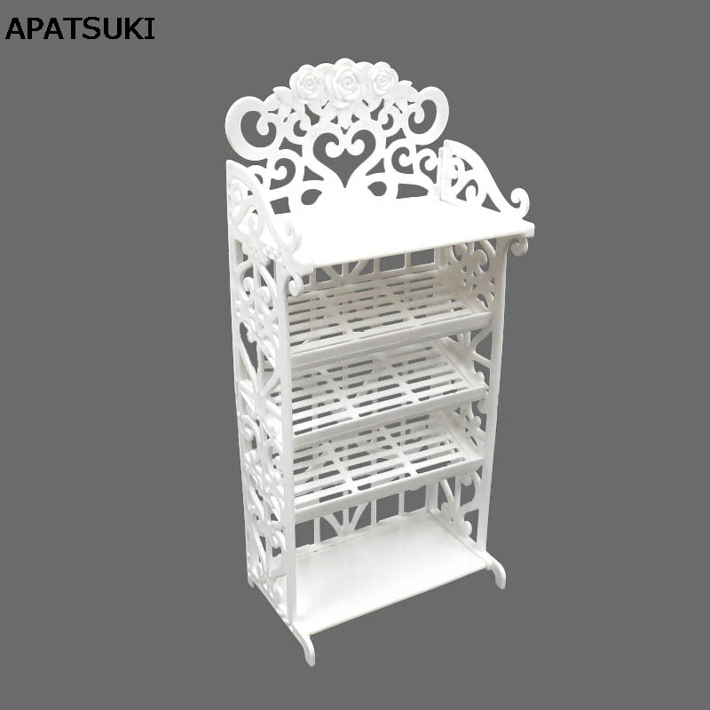 

1Set Doll Shoes Rack Playhouse Accessories For Barbie Doll Furniture Kids Playhouse Shoes Rack For Barbie Dollhouse Storage Rack