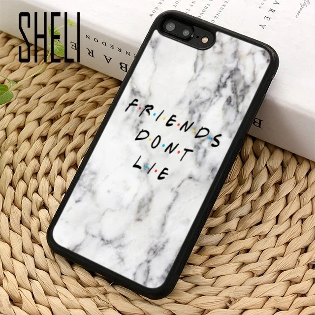SHELI Friends Don t Lie Stranger Things Phone Case Cover For iPhone 5 6s 7 8 plus 11 pro X XR XS Max Samsung S7 edge S8 S9 10 |