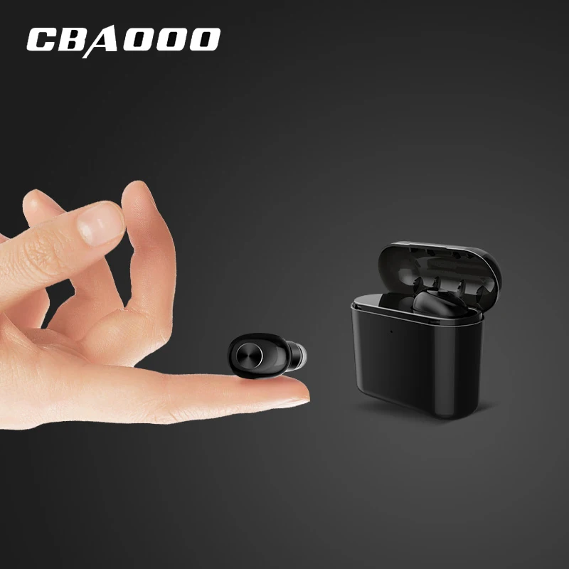 

CBAOOO BL1 Mini Wireless Earphone Bluetooth Earbuds With Mic Handsfree Portable Bluetooth IN-Ear Headset Earpiece For Phone