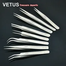 Maquiagem Individual Eyelash Extension Tweezers Natural Mink Eyelashes Lashes Tweezer Lash Pincet Makeup Ferramenta Pinzas Cejas
