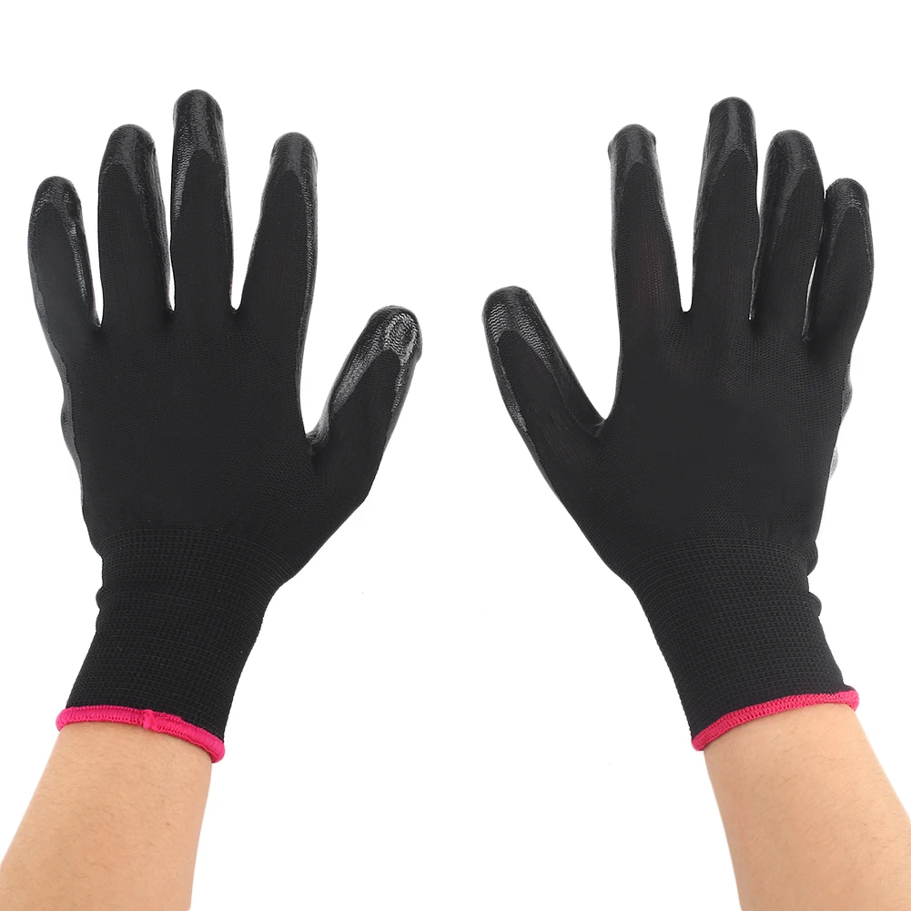 

Work Gloves Garden Gloves 1Pairs Black Mittens Work Plant Non-SliRp Graden Tools Supplies Economic Courtyard Outdoor Durable