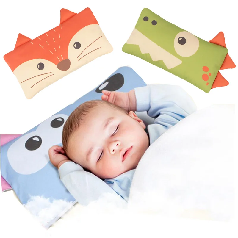 Baby Pillow Washable Neck Pillow Toddlers Animal Fox Dog Crocodile Weeping  Willow Kids Rectangle Cushion 100% Cotton Pillow Case - Baby Pillows -  AliExpress