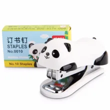 1 шт. мини-степлер в форме панды для школьных канцелярских и офисных принадлежностей