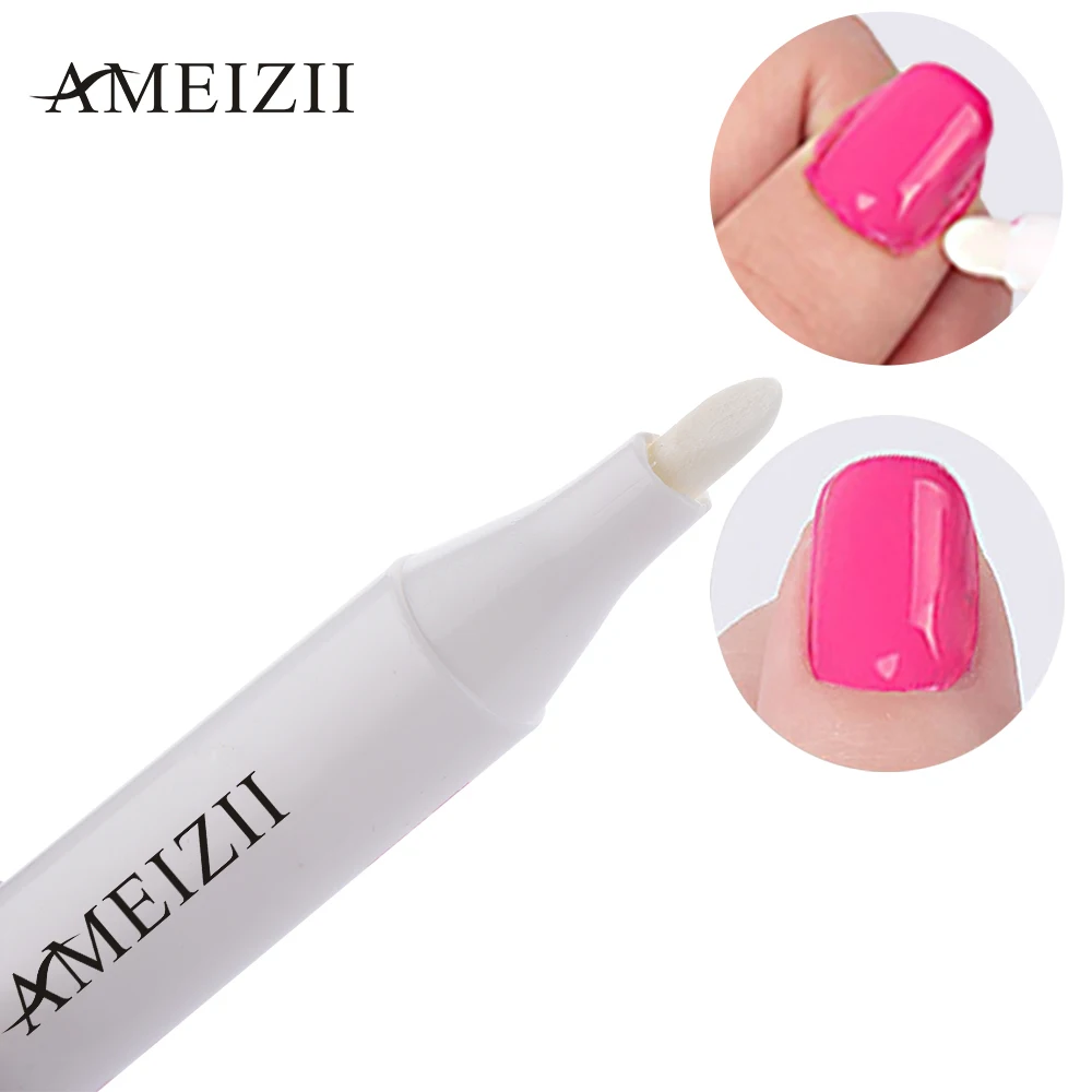 

Ameizii Nail Art Gel Nail Polish Remover Pen Manicure Cleaner Nail Tools Corrector Remover Pen and 3 Tips UV Nail Gel Polish