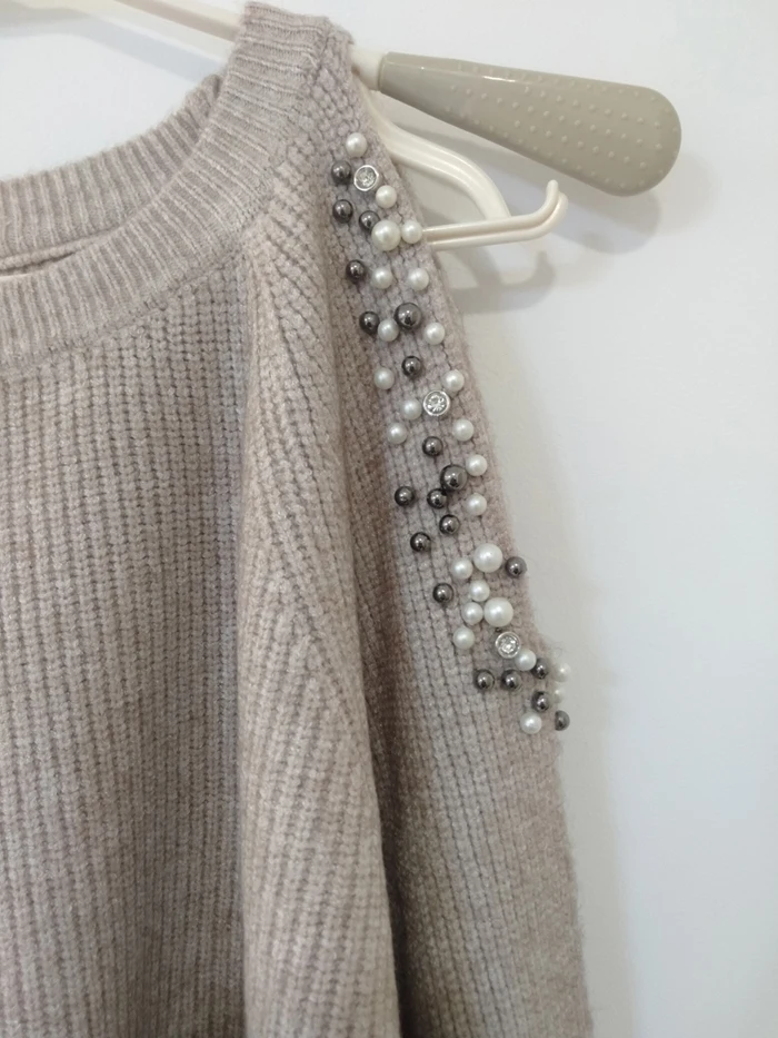 Cashmere knitted suits with skirt for women 23