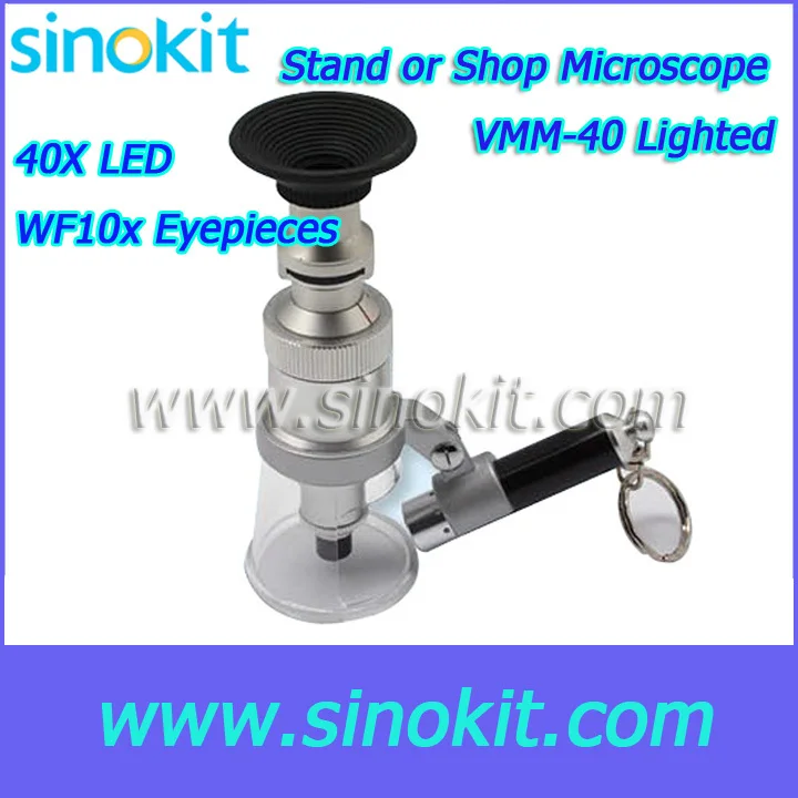 

Professional WF10X eyepiece with direct reading reticle Stand or shop Microscope - VMM-40 Lighted