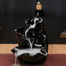 Горный Поток Форма дым керамический, с обратным потоком коническая курильница для благовоний палочка для курильницы пирамидки благовоний дома специальные украшения