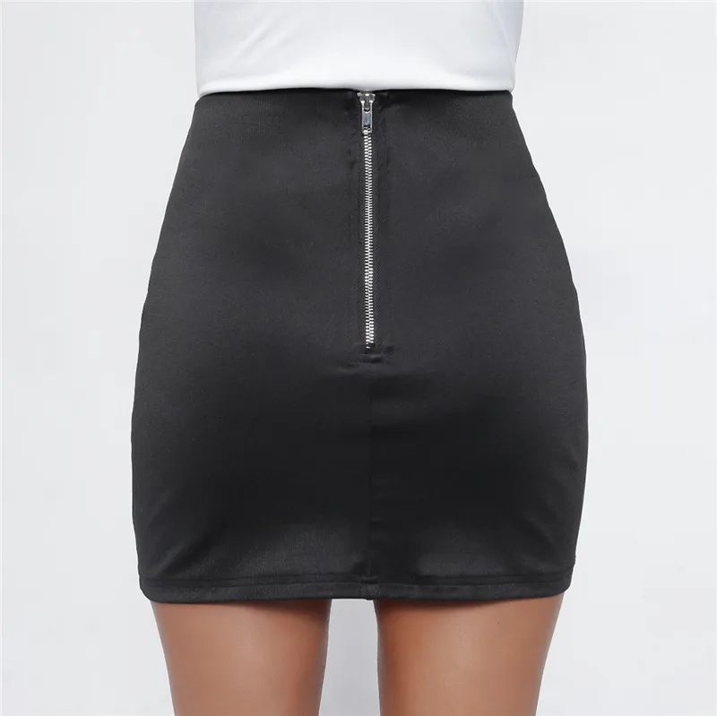 White Snake Print Leather Skirt Streetwear Faldas Mujer Moda 2019 Mini Skirts Womens Falda Serpiente High Waist Skirt