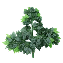 12 шт./лот искусственный цветок из пластика лист растения ветви листья ветви дерева моделирование листья баньяна Ginkgo украшение дома