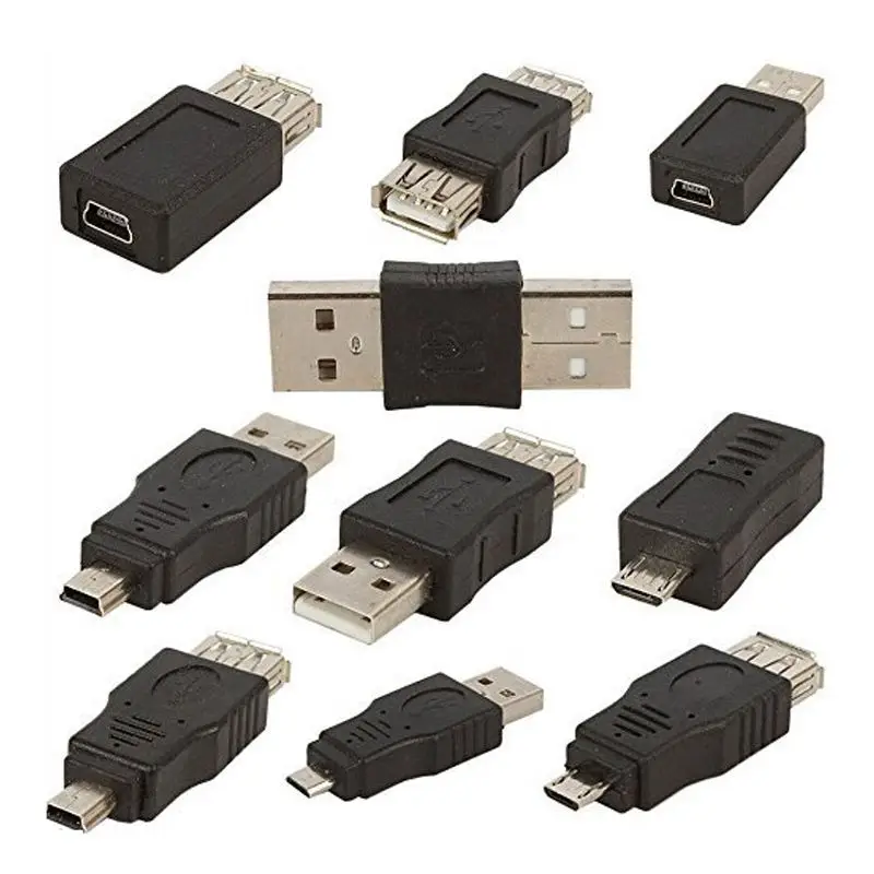 10 шт. OTG 5 Pin F/M мини адаптер переходник USB для мужчин и женщин Micro USB| |