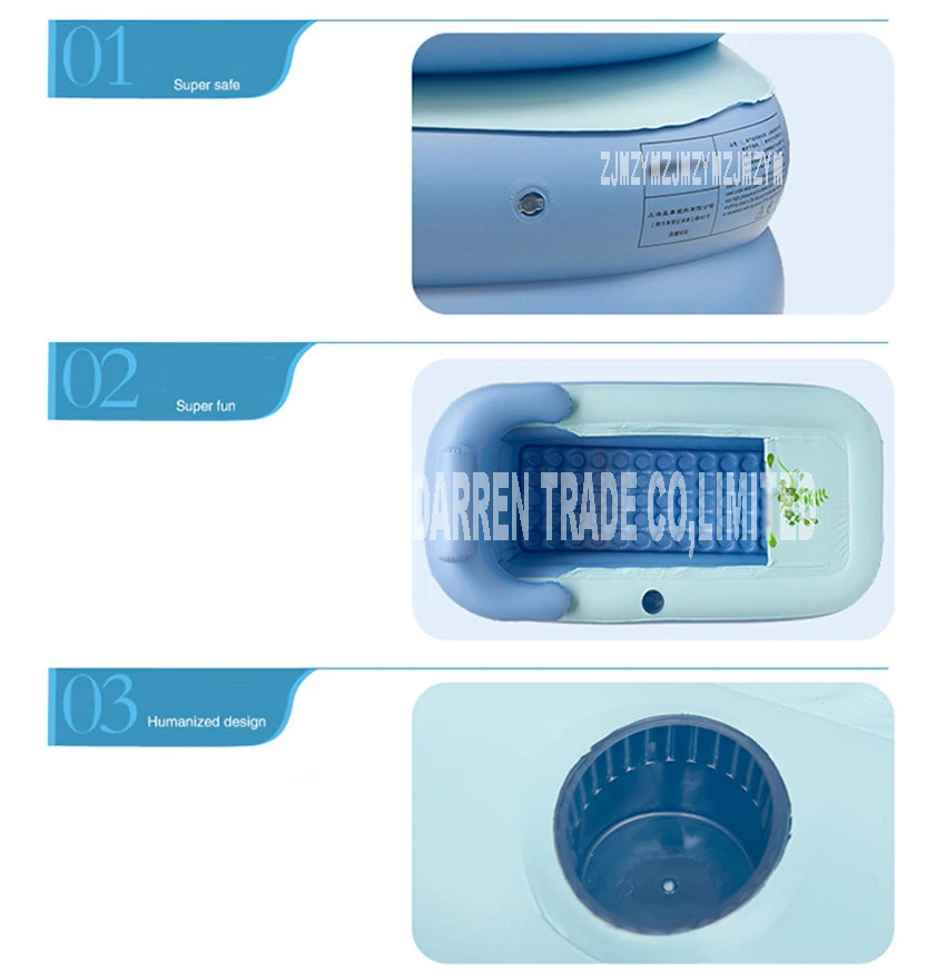 YG001 спа для взрослых ПВХ Складная портативная пластиковая Ванна для взрослых ванна надувной размер 160 см* 84 см* 64 см+ ножной воздушный насос