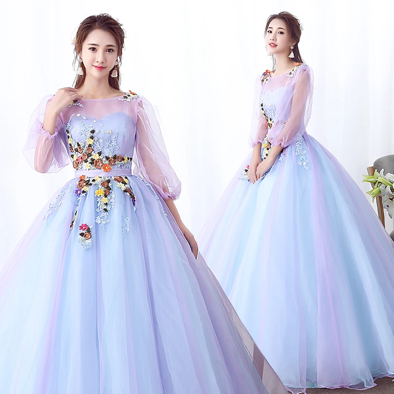 New sweat lady girl women princess bridesmaid banquet party ball prom dress gown