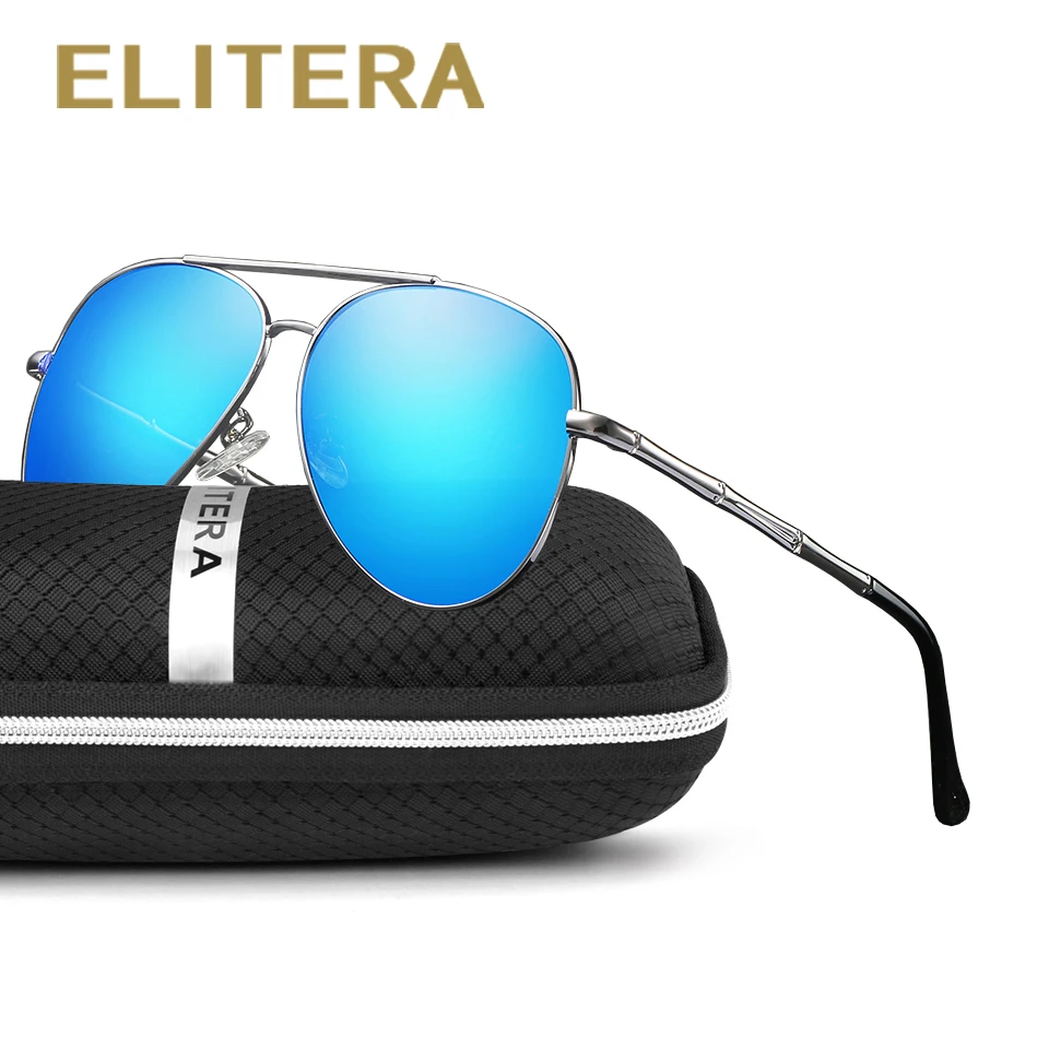 ELITERA высокое качество фирменный дизайн пилот солнцезащитные очки для мужчин