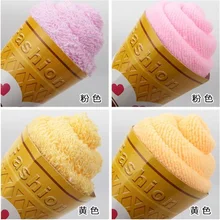 20*20 см мороженое стиль хлопок полотенце квадратный носовой платок полотенце продвижение подарок полотенце s