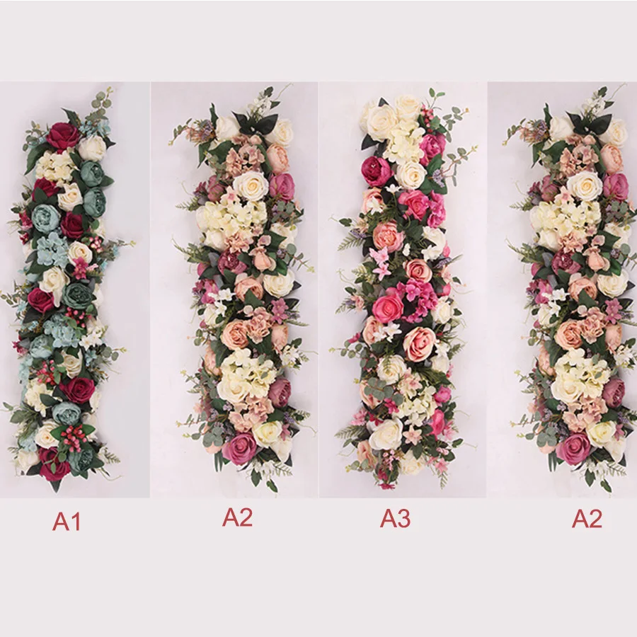 Wedding artificial flowers row for wall arched door home decoration T station road cited fake flower window shop decor christmas Wedding artificial flowers row for wall arched door home decoration T station road cited fake flower window shop decor christmas