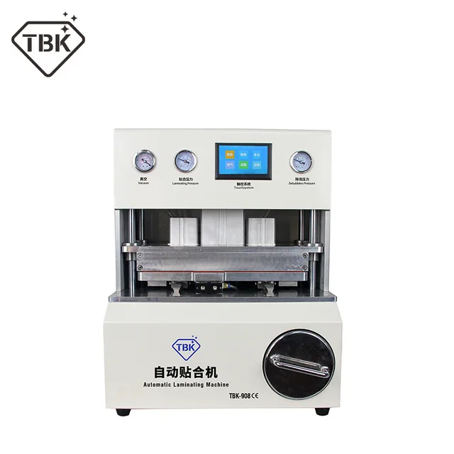 TBK-908 Debubbler LCD Touch Screen Vacuum Automatic Airbag Laminating Machine For S6edge S7 S8 edge
