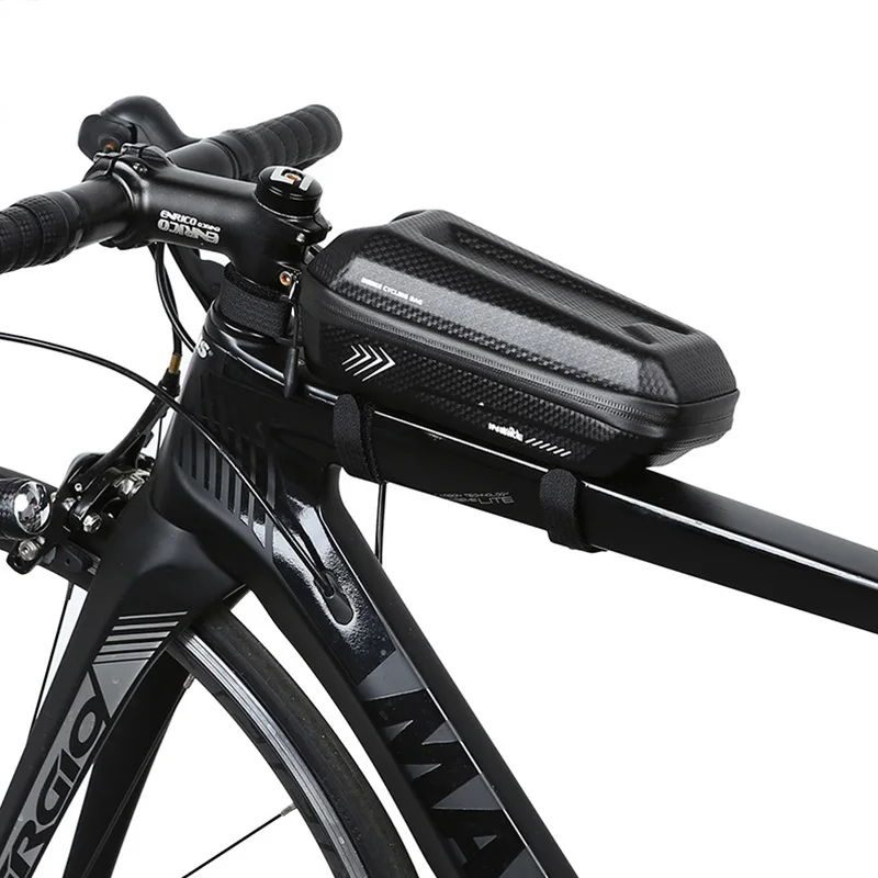Cheap Bicycle Bag Anti-Pressure Damping Front Bags Cross-Country Mountain Bike Front Beam Bag On Tube Waterproof Bags Riding Equipment 1