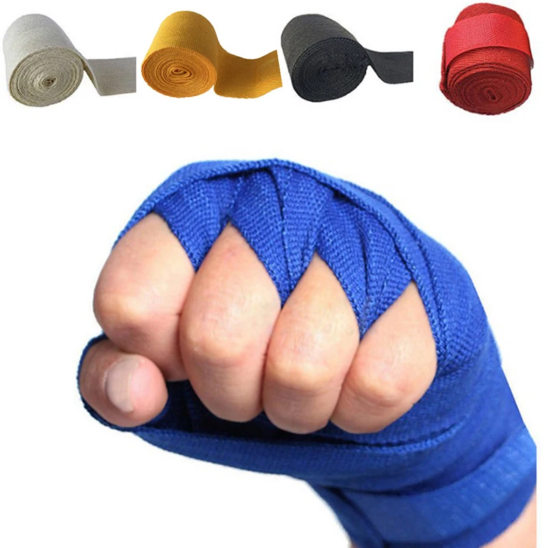 

Men Women Boxer Taekwondo Sports Bandages Boxing Bandage Hand Wraps 2500 X 50 X 1mm Muay Thai Kickboxing Kick Boxing