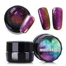 Belen лак для ногтей Хамелеон УФ лак Bling гели для ногтей акриловая краска, лак Хамелеон цвет 3009 или Кисть ручка