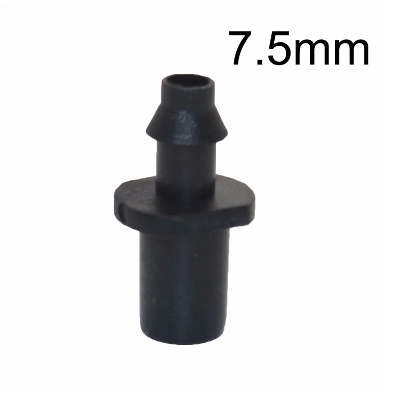 6 мм/7,5 мм одиночный прямой соединитель, быстроразъемный соединитель для труб, пластиковый соединитель для полива сада, 1/" шланг, 50 шт - Цвет: 7.5 mm interface