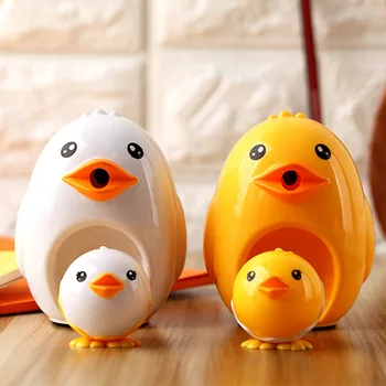 

Coloffice Automatic Pencil Sharpener kawaii duck Sharpener Set (large size+small size) Hand Sharpener school office stationery