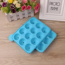 Для шоколадных конфет и леденцов формы палочки противень инструмент кубик льда 12 отверстий силиконовый для выпекания тортов 19*13,4 см кухонные аксессуары