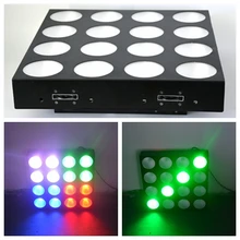 8 шт./лот 16x 30 Вт RGB Блиндер пиксель квадратный пиксель световая панель пиксельные Рождественские огни прожектор для сцены, дискотек свет