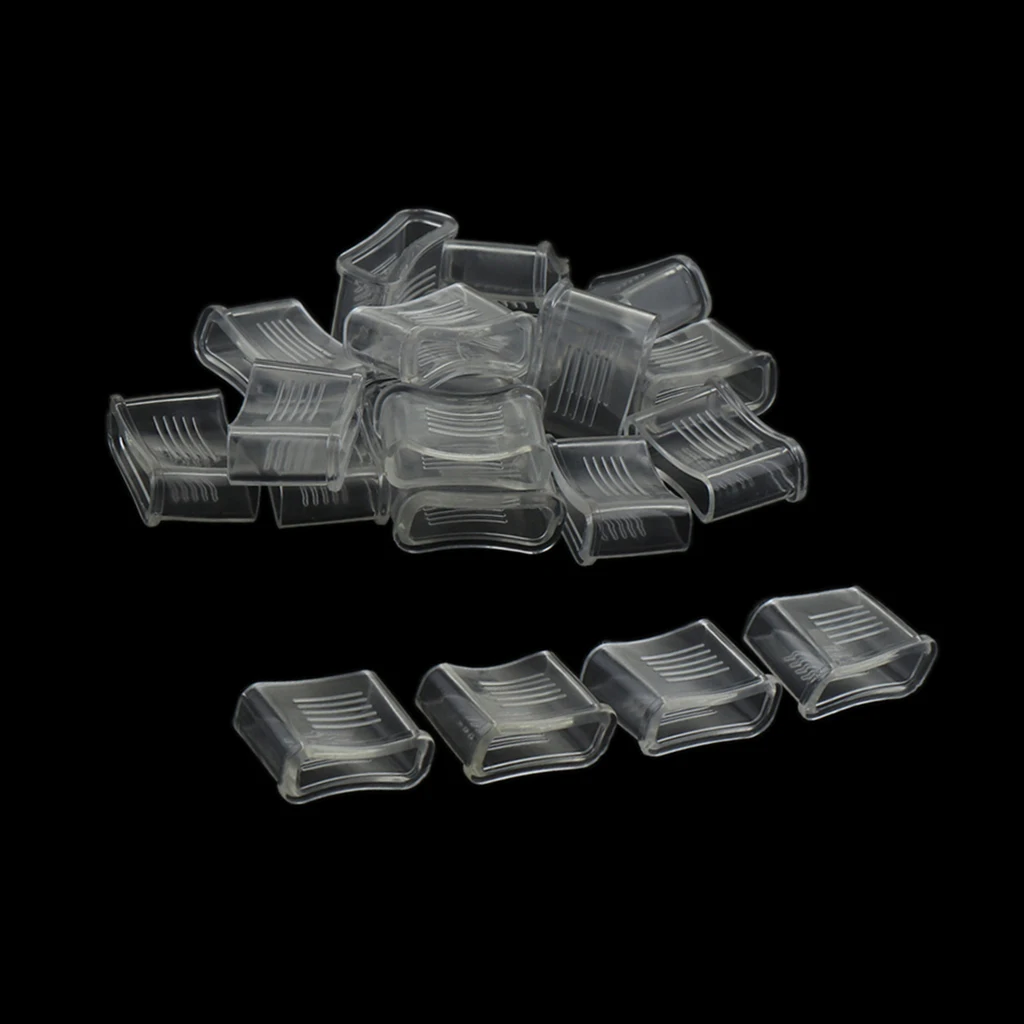 

20 Pieces Referee Whistle Cover Transparent Whistle Cushioned Mouth Grip Soccer Referee Whistle Protective Accessory