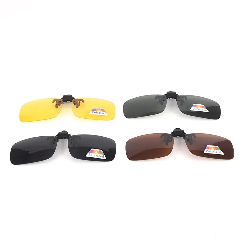 Модный стиль для близорукости короткий прицел один кусок вождения солнцезащитные очки Поляризованные клип