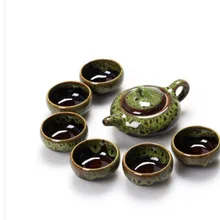 Кухонные принадлежности чайный набор чай кунг-фу чай ледяная, с трещинами глазурь Керамическая Печь чайник Набор 03