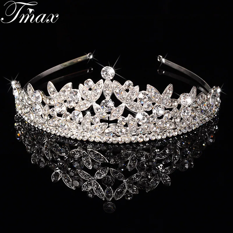 New Classic Queen Top Crystal Tiaras Coronas para Las Mujeres de Moda