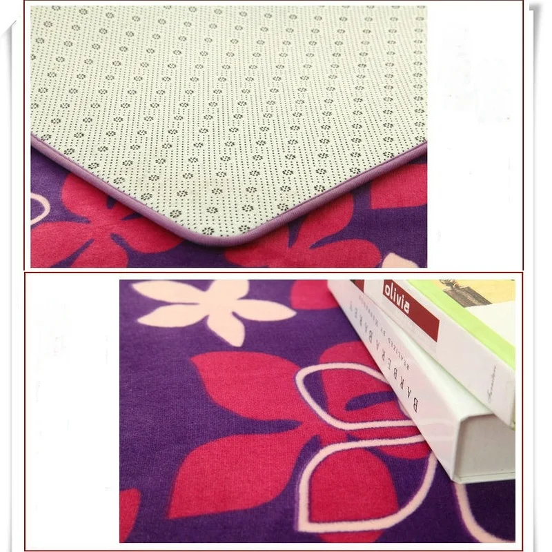 Pastoral Flower Printed Bathroom Mats Rugs Carpets Non Slip Mats for Living room Bedroom Stairs Floor Baby Crawled Mat Bath Rugs Pastoral Flower Printed Bathroom Mats Rugs Carpets Non Slip Mats for Living room Bedroom Stairs Floor Baby Crawled Mat Bath Rugs