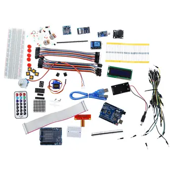 

New Ultimate UNO R3 Starter Kit for Arduino 1602LCD Servo Motor RTC