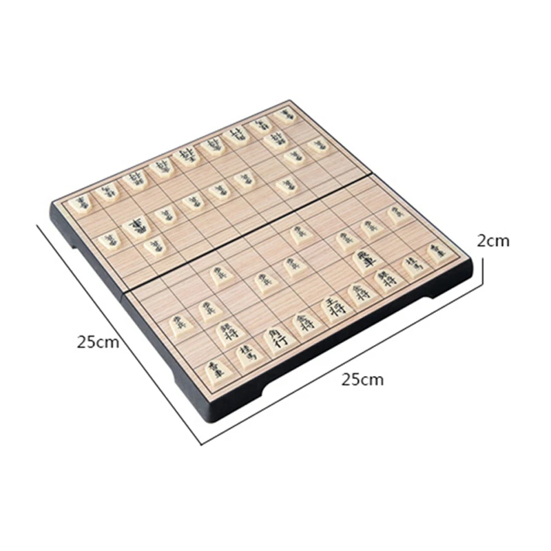 Япония Shogi 25*25*2 см шахматная игра магнитные складные шахматы настольная Международная Шахматная шахматная игра Sho-gi интеллектуальная игра в подарок игрушка J01