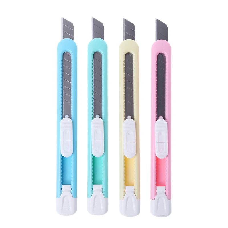 

Mini Utility Knife Blade Paper Cutter Retractable Razor Office School Supplies