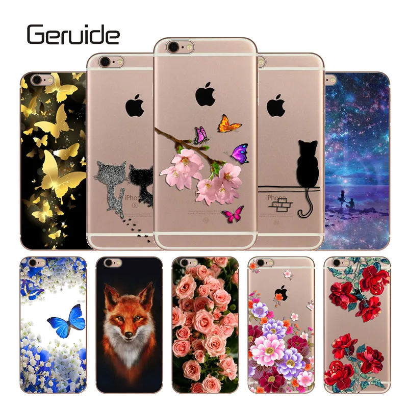 

case on hayon 6 Fundas Silicone Case For iPhone 7 8 Phone Case For iPhone 7 8 Plus Cover For iPhone 6 6S Plus 5 5S Capa Coque