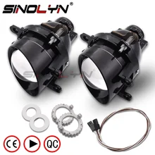 SINOLYN Bixenon Projector Lens Fog Lamp Driving Light W/ HID Bulb D2H Waterproof For Toyota COROLLA/CAMRY/HIGHLANDER/PRIUS/RAV4