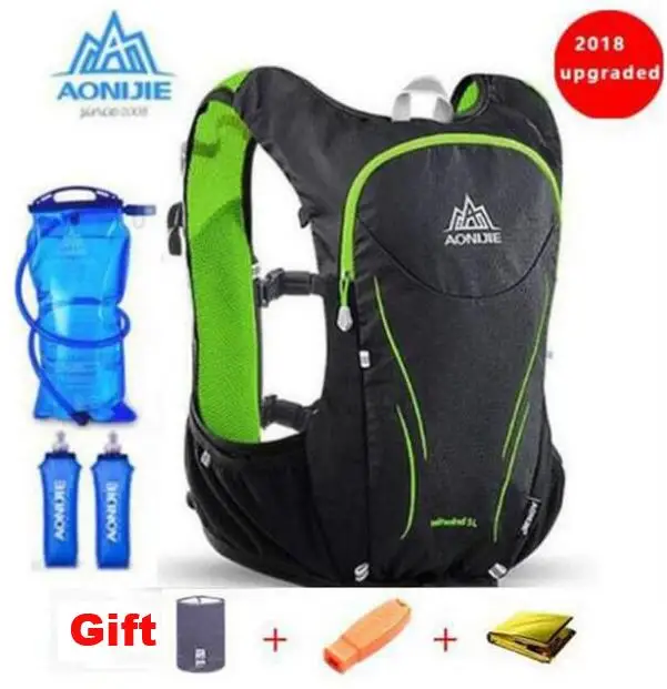 

AONIJIE Running Backpack Women Men Upgraded 5L Lightweight Hydration Pack Running Vest Marathon Hiking Backpack
