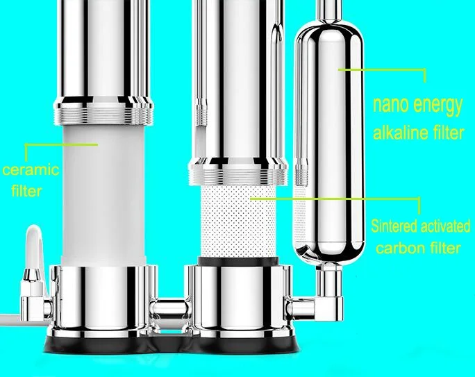 Фильтр для воды/3 ступени столешницы водопроводной фильтр/304 очиститель воды из нержавеющей стали с прямым раствором воды